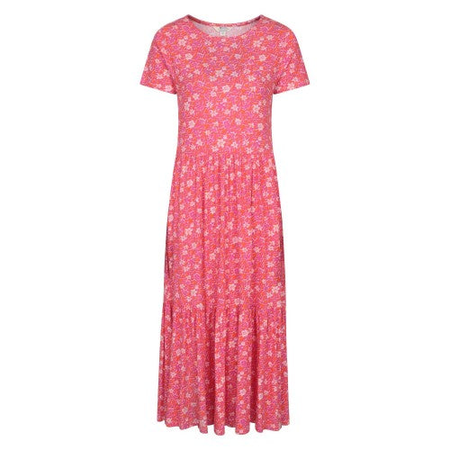 Front - Mountain Warehouse Womens/Ladies Sardinia Floral Tiered Dress