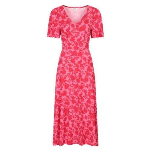 Front - Mountain Warehouse Womens/Ladies Como Flowers Midi Dress