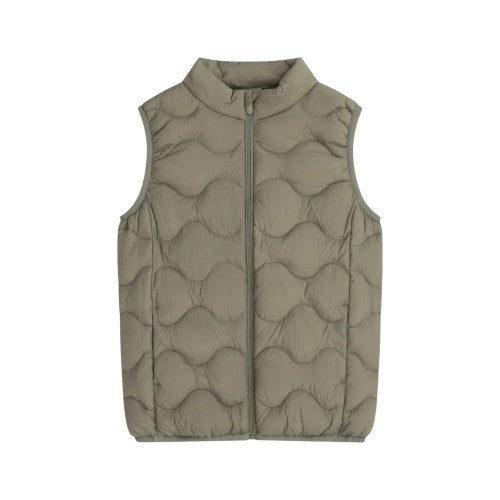 Front - Animal Childrens/Kids Quilted Water Resistant Sleeveless Gilet