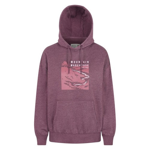 Front - Mountain Warehouse Womens/Ladies Winding Trek Relaxed Fit Hoodie