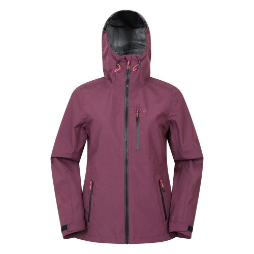 Front - Mountain Warehouse Womens/Ladies Bachill 3 Layer Waterproof Jacket