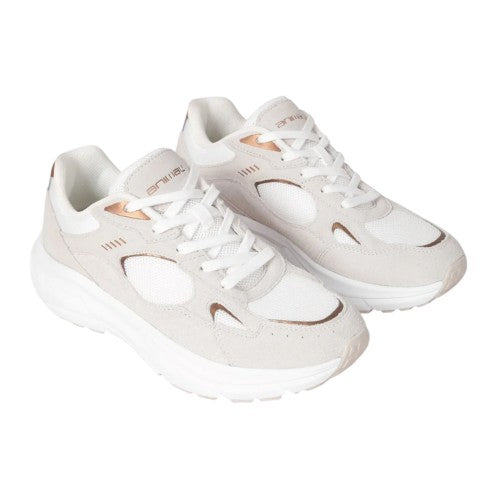Front - Animal Womens/Ladies Ezra Leather Everyday Trainers