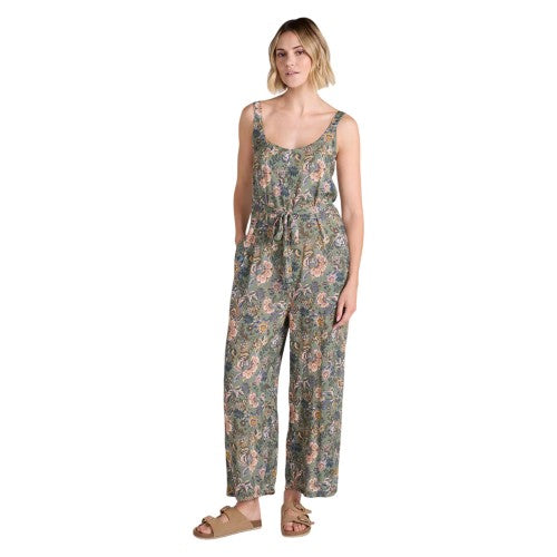 Front - Animal Womens/Ladies Flora EcoVero Capri Jumpsuit