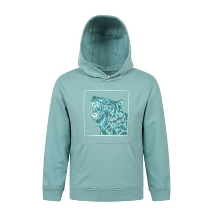 Front - Mountain Warehouse Childrens/Kids Bear Glow In The Dark Hoodie