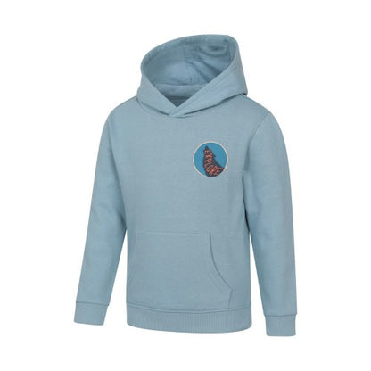 Front - Mountain Warehouse Childrens/Kids Howling Wolf Hoodie