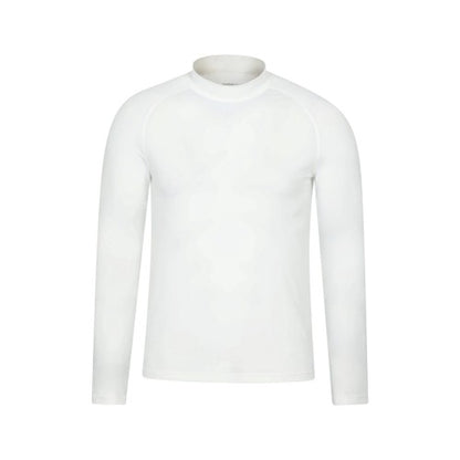Front - Mountain Warehouse Mens Plain Long-Sleeved Rash Top