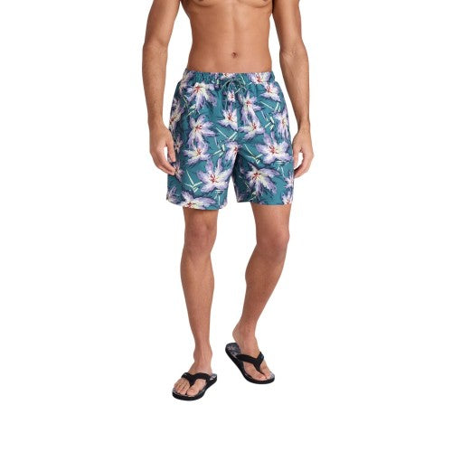 Front - Animal Mens Deep Dive Floral Board Shorts