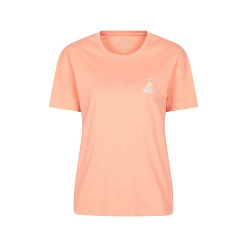 Front - Mountain Warehouse Womens/Ladies Techy Mountain Relaxed Fit T-Shirt