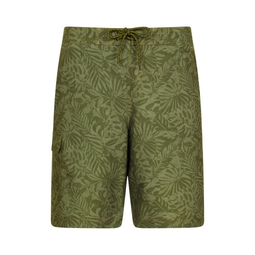 Front - Mountain Warehouse Mens Ocean Tropical Board Shorts