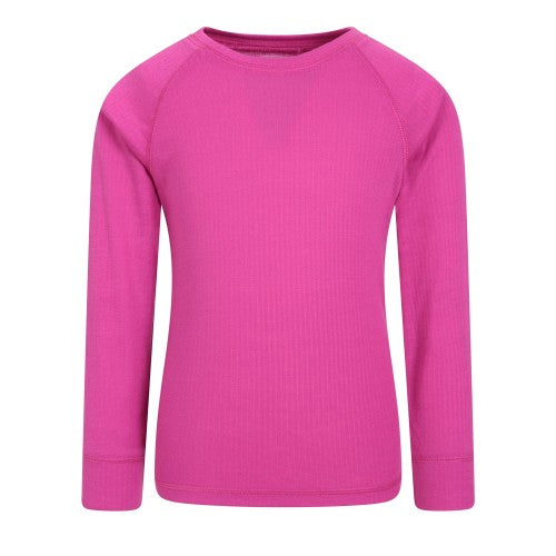 Front - Mountain Warehouse Childrens/Kids Talus Round Neck Base Layer Top