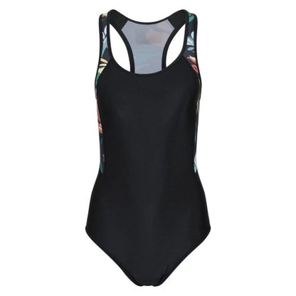 Front - Mountain Warehouse Womens/Ladies Take The Plunge Floral Swimming One Piece Swimsuit