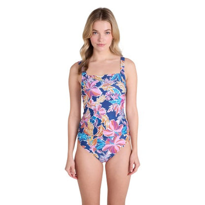 Front - Animal Womens/Ladies Flowers Tankini Top