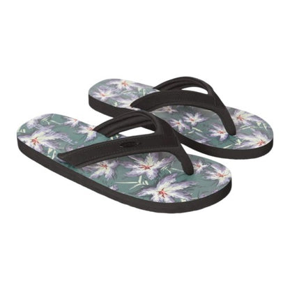 Front - Animal Mens Jekyl Leaves Logo Flip Flops