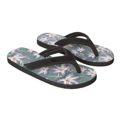 Front - Animal Mens Jekyl Leaves Logo Flip Flops