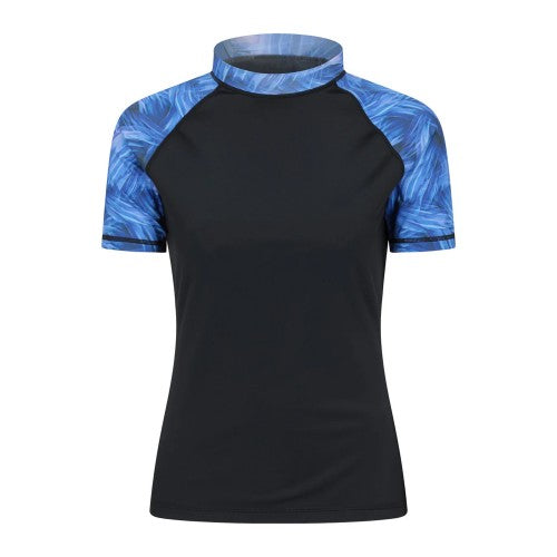 Front - Mountain Warehouse Womens/Ladies Patterned Rash Guard
