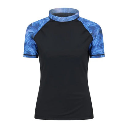 Front - Mountain Warehouse Womens/Ladies Patterned Rash Guard