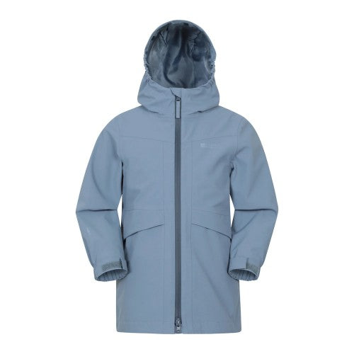 Front - Mountain Warehouse Childrens/Kids April Waterproof Jacket