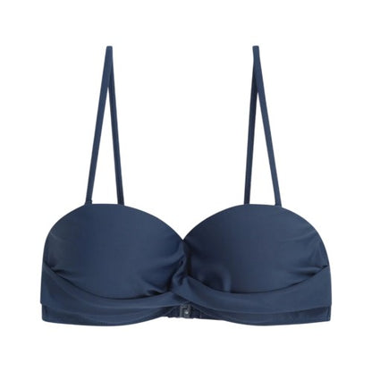 Front - Animal Womens/Ladies Docks Plain Bandeau Bikini Top