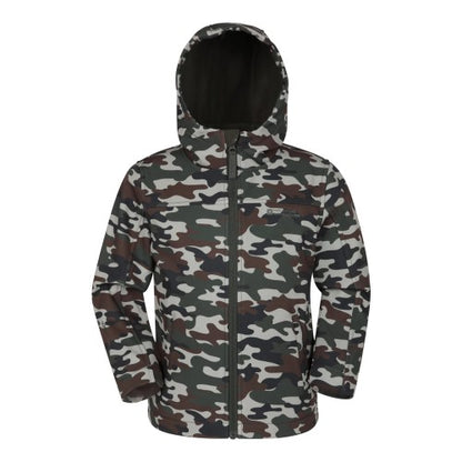 Front - Mountain Warehouse Childrens/Kids Exodus Soft Shell Jacket