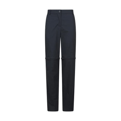 Front - Mountain Warehouse Womens/Ladies Delta Stretch Zip-Off Trousers