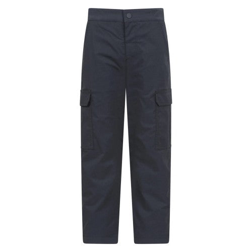 Front - Mountain Warehouse Childrens/Kids Delta Stretch Fleece Lined Trousers
