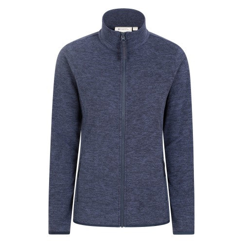 Front - Mountain Warehouse Womens/Ladies Snowdon II Melange Full Zip Fleece Jacket