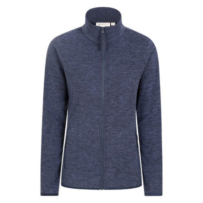 Front - Mountain Warehouse Womens/Ladies Snowdon II Melange Full Zip Fleece Jacket
