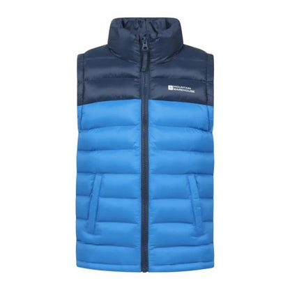 Front - Mountain Warehouse Childrens/Kids Colour Block Padded Gilet