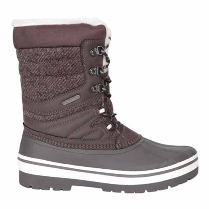 Front - Mountain Warehouse Womens/Ladies Andorra Waterproof Snow Boots