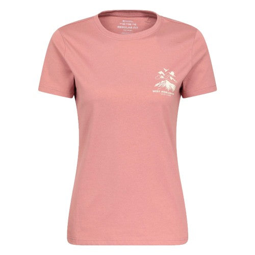 Front - Mountain Warehouse Womens West Highland Way T-Shirt