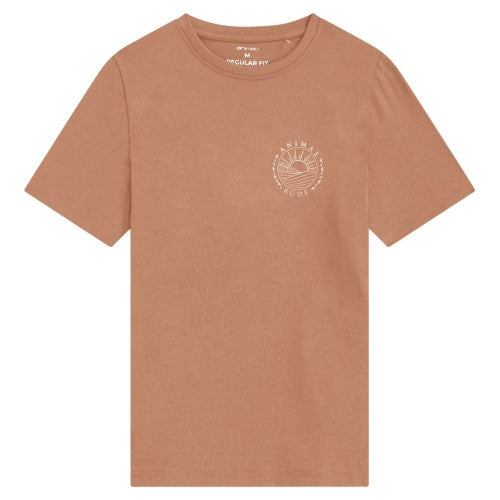 Front - Animal Mens Jacob Cornwall Graphic T-Shirt