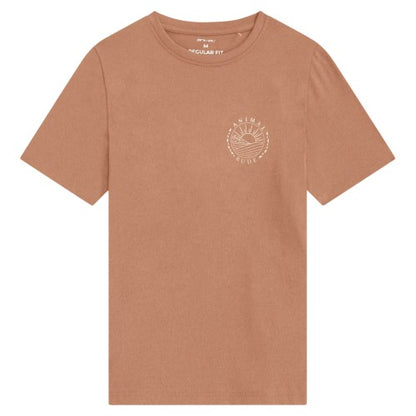 Front - Animal Mens Jacob Cornwall Graphic T-Shirt