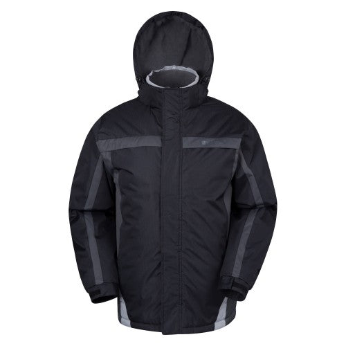 Front - Mountain Warehouse Mens Dusk Ski Jacket