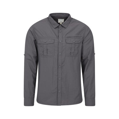 Front - Mountain Warehouse Mens Navigator II Mosquito Repellent Shirt