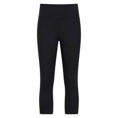 Front - Mountain Warehouse Womens/Ladies Blackout Capri High Waist Leggings