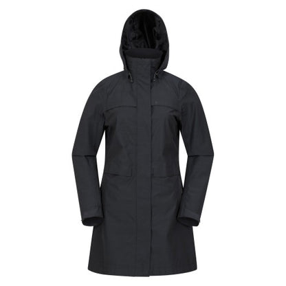 Front - Mountain Warehouse Womens/Ladies Cloudburst Textured Waterproof Jacket