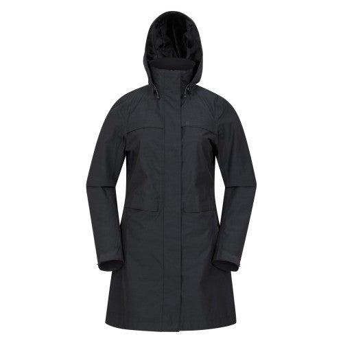 Front - Mountain Warehouse Womens/Ladies Cloudburst Textured Waterproof Jacket