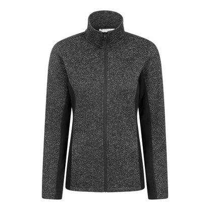 Front - Mountain Warehouse Womens/Ladies Idris Panelled Fleece Jacket