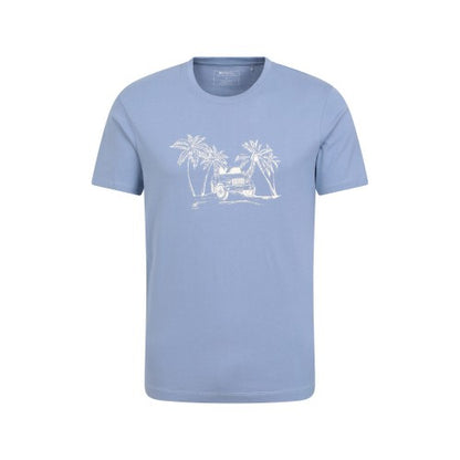 Front - Mountain Warehouse Mens Ocean Drive Organic T-Shirt
