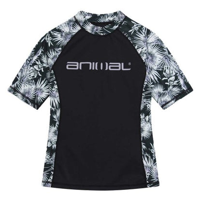 Front - Animal Womens/Ladies Lucie Recycled Rash Top