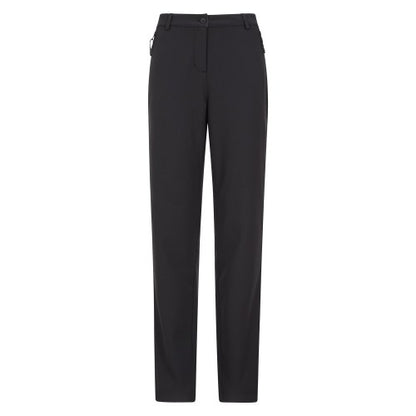 Front - Mountain Warehouse Womens/Ladies Vermont Softshell Hiking Trousers