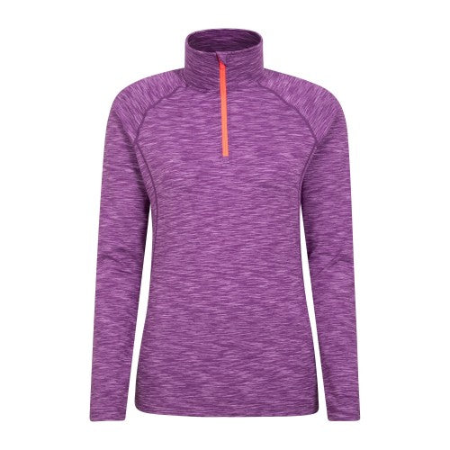 Front - Mountain Warehouse Womens/Ladies Bend & Stretch Half Zip Midlayer