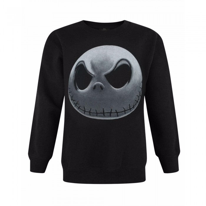 Front - Nightmare Before Christmas Childrens/Boys Jack Skellington Sweatshirt