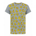 Front - Pokemon Childrens/Boys All-Over Pikachu Design T-Shirt