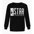 Front - DC Comics Childrens/Boys Official Flash TV Star Laboratories Sweatshirt