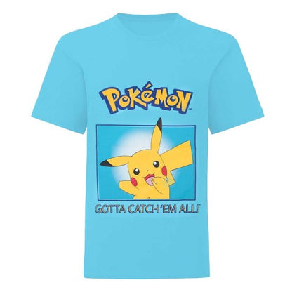 Front - Pokemon Childrens Boys Pikachu T-Shirt