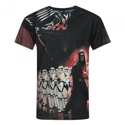 Front - Star Wars Mens Force Awakens Kylo Ren Sublimation T-Shirt