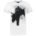 Front - Arkham City Mens Batman Tower T-Shirt