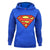 Front - Superman Womens/Ladies Shield Logo Hoodie