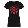 Front - Marvel Womens/Ladies Hydra Logo T-Shirt